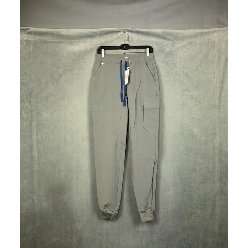 Figs Tansen Classic Cargo Jogger Scrub Pants Mens Size XS Grey NWT